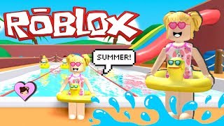 Roblox Family First Day of Summer  Titi Games [upl. by Anehs96]