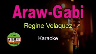 Araw Gabi  Regine Velasquez  HQ Karaoke [upl. by Lhamaj222]