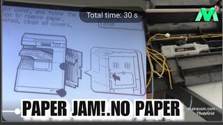 How to solve paper jam for Canon IR 252025252420OFFICE MACHINE MANTAINANCE [upl. by Nnylak]