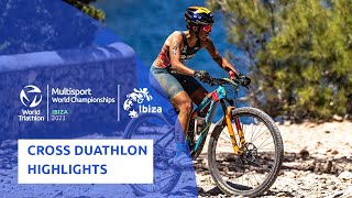 2023 World Cross Duathlon Championships Ibiza Race Highlights [upl. by Tisbee]