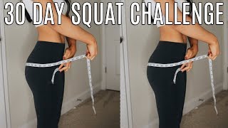 30 Day Squat Challenge Results Does It Work [upl. by Ardnikat]