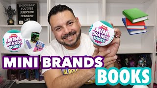 Zuru MINI BRANDS BOOKS Series 1  UNBOXING [upl. by Bambi]