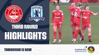 Aberdeen 31 Gartcairn  Third Round  Scottish Gas Womens Scottish Cup Highlights [upl. by Jeramey642]