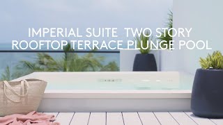 Finest Playa Mujeres Suites Finest Club Imperial Suite TwoStory Rooftop Terrace With Plunge Pool [upl. by Ynobe750]