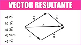 VECTORES  Hallar el VECTOR RESULTANTE [upl. by Etty]