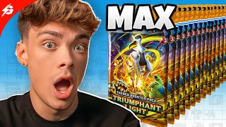 MAX Pack Opening for Triumphant Light CRAZY LUCK [upl. by Wenger]