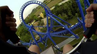 Canevaworld Moviepark  Diabolik Invertigo Onride [upl. by Einot]