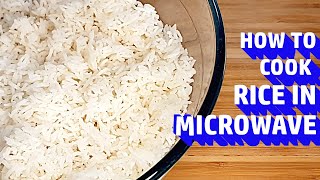 How To Cook Perfect Rice in Microwave [upl. by Mickey]