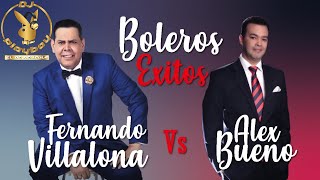 ALEX BUENO VS FERNANDO VILLALONA EN BOLEROS EXITOSALGO ESPECIAL👑 [upl. by Trudi153]