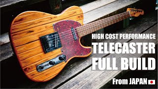 Full Building a Homemade Guitar  Low price TELECASTER [upl. by Bria]