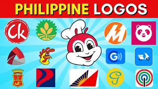 Can you NAME these PHILIPPINE LOGOS  Logo Quiz🤔 [upl. by Atirihs]