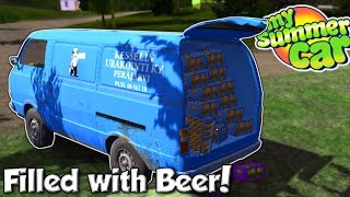 VAN amp BOAT FILLED WITH BEER  My Summer Car 18  My Summer Car Gameplay amp Update [upl. by Eseela]