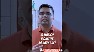 Is Marico a quality company stockmarket investment investing marico sharemarket finance [upl. by Uziel]