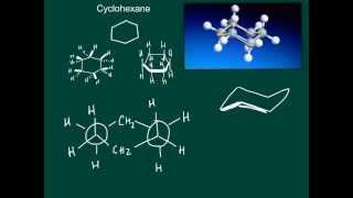 How to Draw Cyclohexane Chair Conformation  Part 1 3D structure [upl. by Evatsug657]