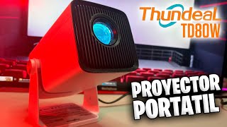 Proyector Portátil para montar tu CINE en casa  ThundeaL TD80W [upl. by Orian]