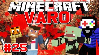 Minecraft Varo 25 ✪ KAMPF GEGEN TEAM RAUPENTUMOR [upl. by Acinna]