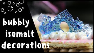 Isomalt Decorations  Simple Yet SO Pretty [upl. by Einohtna]