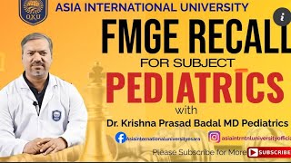 FMGE recall in Pediatrics part II [upl. by Lenee]