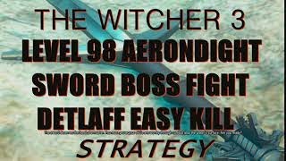 The Witcher 3  Blood and Wine  How to Kill Detlaff Easily [upl. by Anertac]