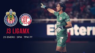 Chivas vs Toluca  EN VIVO  J3  LigaMX  CL20 [upl. by Row364]