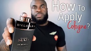 Simple and Easy Cologne Tips for Men  How to Apply FragranceColognePerfume [upl. by Kumagai]