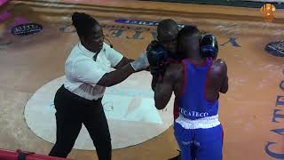 BOUT 238  GODSMAN AMAECHI VS ISMAIL ISA  MALE 635KG  YBL S2 WEEK 10  IKORODU LAGOS [upl. by Yelyac]