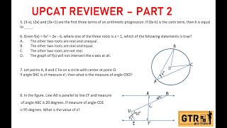 UPCAT REVIEWER  PART 2 [upl. by Akeihsat]