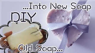 DIY Soap bar using Old Bar Soap  Sunny DIY [upl. by Kali539]