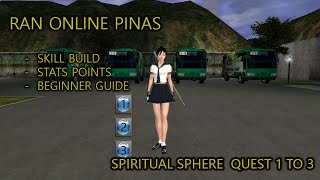 Newbie Tutorial in Ran Online Pinas Part 1 [upl. by Ettenav244]