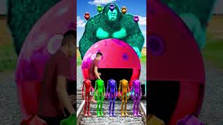 equal dame tu cosita 5 different colors alien dance vs Pac man 7 Gta 5 bigfoot amp train driver tom [upl. by Oilejor]