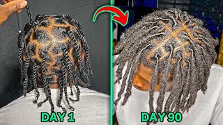 How to Start Dreadlocks With Two Strand Twists [upl. by Coop]