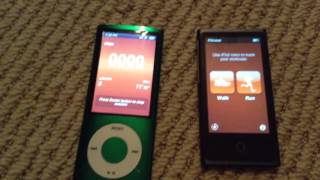 iPod nano 5th and 7th generation comparison review [upl. by Slerahc]