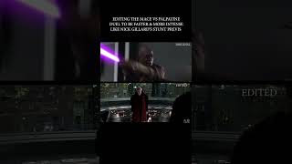 FIXING THE PART WHERE PALPATINE KILLS JEDI AND FIGHTS MACE shorts starwars revengeofthesith [upl. by Neneek]