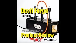 Devil Forge three burner DFProF31D Propane Forge Assembly and Product review [upl. by Ahsehyt]