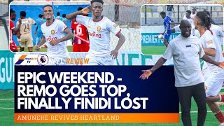 NPFL Review Remo Stars Take the Lead Finidis Streak Ends amp Amuneke Revives Heartland Epic Recap [upl. by Dib]