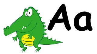 Letter A Song Alligator Song  English Alphabet for Kids [upl. by Flagler60]