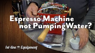 Espresso Machine NOT Pumping Water [upl. by Eseenaj]