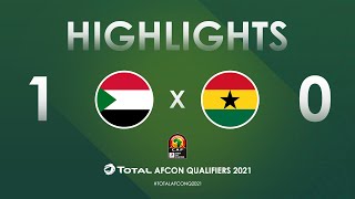 HIGHLIGHTS  Total AFCON Qualifiers 2021  Round 4  Group C Sudan 10 Ghana [upl. by Piotr160]