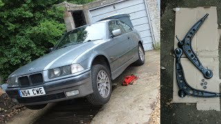 BMW E36 Lower Control Arm Replacement [upl. by Aimil]