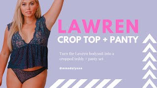 Lawren Teddy  Panty Tutorial [upl. by Taft]