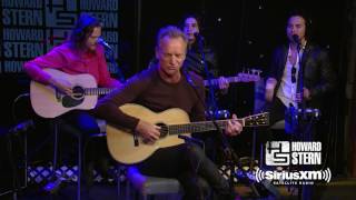 Sting quotMessage in a Bottlequot Live on the Howard Stern Show [upl. by Annairba924]