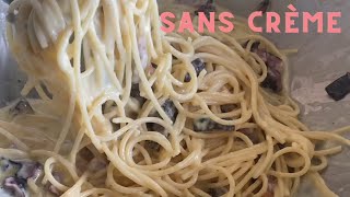 Recette pâtes carbonara italienne  sans crème [upl. by Juliano73]