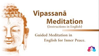 Vipassana Meditation  Guided Osho Meditation in English for Peaceful Life [upl. by Eterg563]