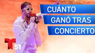 Cuánto ganó Bad Bunny tras concierto en Miami [upl. by Dlanigger]