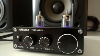 Aiyima TUBE A3 PRO preamp  Boost your amplifier with prime sound and EQ review [upl. by Swayder824]