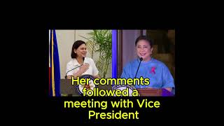 Robredo Reacts to Duterte Visit at Naga City No Politics Here [upl. by Blackwell]