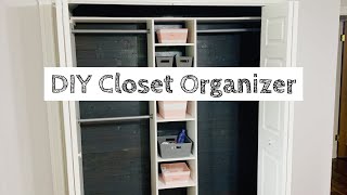 DIY Closet Organizer Build  Cheap and Easy [upl. by Acsirp]