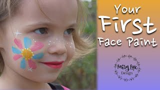 Your First Face Paint  Tutorial for Beginners [upl. by Burwell580]