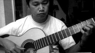 Ikaw Lamang Juan Silos Jr  RAFFY LATA  Classical Guitar [upl. by Cameron]