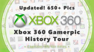 UPDATED  Xbox 360 Gamerpic History Tour TURN CAPTIONS ON [upl. by Rosalie]